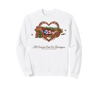Patrimoine hispanique Porto Rico Mi Corazón Borinquen Sweatshirt