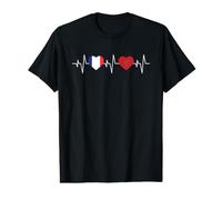 Patrimoine marocain Drapeau français Drapeau marocain T-Shirt Graphique avec Valeur