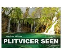 Patrimoine mondial en Croatie - Les lacs de Plitvice, Version française (Calendrier mural 2026 DIN A3 portrait), Calendrier CALVENDO mensuel