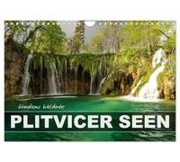 Patrimoine mondial en Croatie - Les lacs de Plitvice, Version française (Calendrier mural 2026 DIN A4 portrait), Calendrier CALVENDO mensuel