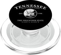 Patrimoine Musical du Tennessee : The Volunteer State Est 1796 Art. PopSockets PopGrip pour MagSafe