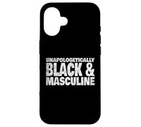 Patrimoine Traditionnel Masculin de la fierté Masculine des Hommes conservateurs Noirs Coque pour iPhone 16