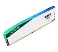 Patriot Module RAM DDR5 Viper Elite 5 RGB 16 Go 5600MT/s dissipateur blanc