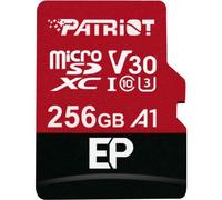 Patriot EP Series - Carte mémoire flash (adaptateur microSDXC vers SD inclus(e)) - 256 Go - A1 / Video Class V30 / UHS-I U3 / Class10 - microSDXC UHS-I