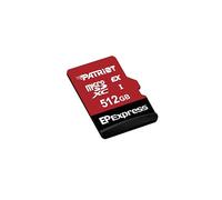 Patriot EP Series PEF512GEPEXMCX Carte mémoire micro SDXC Express V30 UHS-I U3 4K UHD Compatible avec Nintendo Switch 2 Vitesse de lecture jusqu'à 800 Mo/s, vitesse d'écriture jusqu'à 600 Mo/s