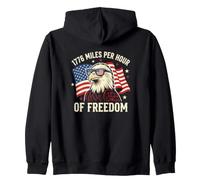 Patriot Freedom Eagle 1776 milles par Heure Sweat à Capuche