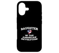 Patriot Heart Girl Révolution américaine Histoire des États-Unis Coque pour iPhone 17