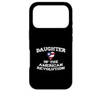Patriot Heart Girl Révolution américaine Histoire des États-Unis Coque pour iPhone 17 Pro