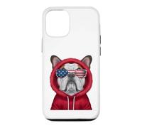 Patriot Lunettes de Soleil Motif Bouledogue Anglais Coque pour iPhone 12/12 Pro