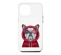 Patriot Lunettes de Soleil Motif Bouledogue Anglais Coque pour iPhone 12 Pro Max