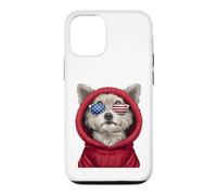 Patriot Maltipoo Lunettes de Soleil Motif Drapeau américain Coque pour iPhone 12/12 Pro