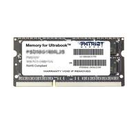 Patriot Memory for Ultrabook - DDR3L - module - 8 Go - SO DIMM 204 broches - 1600 MHz / PC3-12800 - CL11 - 1.35 V - mémoire sans tampon - non ECC