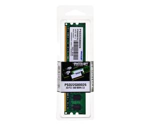 Patriot Memory 2GB PC2-6400 module de mémoire 2 Go 1 x 2 Go DDR2 800 MHz