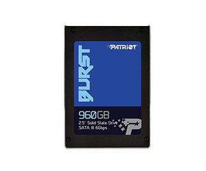 Patriot Memory - Burst - Disque SSD Interne 2.5" SATA 960 Go avec Une Vitesse de Lecture jusqu'à 560 Mo/s - PBU960GS25SSDR