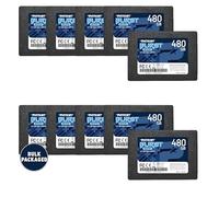 Patriot Memory Burst Elite SATA 3 480 Go SSD 2,5 Pouces Disque Dur à état Solide Interne emballé en Gros 10 pièces - PBE480GS25SSD0B