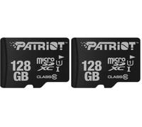 Patriot Memory Carte Mémoire Flash MicroSD LX Serie 128Go - PSF128GMDC10 (Lot de 2)