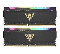 Patriot Memory Mémoire RAM Memory Viper Elite DDR4 3200 32GB (2x16Go) C16 Kit de Mémoire Haute Performance Eclairage LED RGB Noir