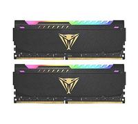 Patriot Memory Mémoire RAM Memory Viper Elite DDR4 3600 16GB (2x8Go) C16 Kit de Mémoire Haute Performance Eclairage LED RGB Noir