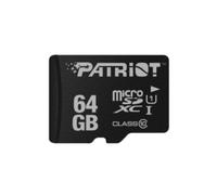 Patriot Memory MicroSDXC 64Go UHS-I Classe 10 (U1) 80Mo/s PSF64GMDC10 - Dimensions 15x11x1mm, Température Opérationnelle -25°C à 85°C