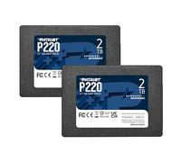 Patriot Memory P220 Lot de 2 disques SSD internes 2 To - SATA 3 2,5" - Disque SSD - P220S2TB252B