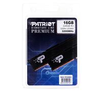 Mémoire RAM Patriot Memory Signature Premium PSP416G3200KH1 16Go (2x8Go) DDR4 3200MHz CL22 Noir Noir G
