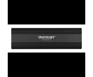 Patriot Memory Transporter Lite 2 To SSD USB Type-C 3.2 Gen 2, Lecture/Écriture 1000 Mo/s, Boîtier Aluminium Noir, 107x32.5x9mm, compatible Windows/macOS