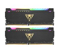 Patriot Memory Viper Elite DDR4 3200 MHz 64GB (2x32Go) C18 Kit de Mémoire Haute Performance Eclairage LED RGB - Noir