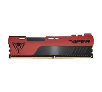 Patriot Memory Viper Elite II DDR4 3200 8Go (1x8Go) C18 Mémoire RAM Haute Performance XMP 2.0 Noir/Rouge