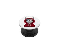 Patriot Miniature Schnauzer Portrait US Flag Lunettes de Soleil PopSockets PopGrip Adhésif