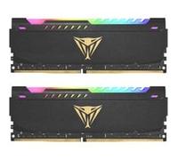 Patriot Memory Viper Elite DDR4 3200 MHz 16GB (2x8Go) C16 Kit de Mémoire Haute Performance Eclairage LED RGB - Noir