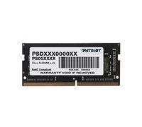 Patriot Signature DDR4 RAM 8 Go (1X8 Go) 2400MT/s CL17 SODIMM Laptop/Notebook Memory Module - PSD48G240081S