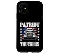 Patriot Truckers | Chauffeur de Semi-remorque | Liberté | Démocratie | Liberté Coque pour iPhone 11