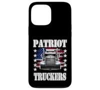Patriot Truckers | Chauffeur de Semi-remorque | Liberté | Démocratie | Liberté Coque pour iPhone 13 Pro Max