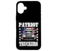 Patriot Truckers | Chauffeur de Semi-remorque | Liberté | Démocratie | Liberté Coque pour iPhone 16 Plus