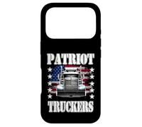Patriot Truckers | Chauffeur de Semi-remorque | Liberté | Démocratie | Liberté Coque pour iPhone 17 Pro