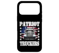 Patriot Truckers | Chauffeur de Semi-remorque | Liberté | Démocratie | Liberté Coque pour iPhone 17 Pro Max