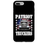 Patriot Truckers | Chauffeur de Semi-remorque | Liberté | Démocratie | Liberté Coque pour iPhone 7 Plus/8 Plus