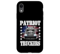 Patriot Truckers | Chauffeur de Semi-remorque | Liberté | Démocratie | Liberté Coque pour iPhone XR