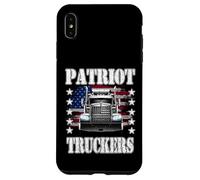 Patriot Truckers | Chauffeur de Semi-remorque | Liberté | Démocratie | Liberté Coque pour iPhone XS Max