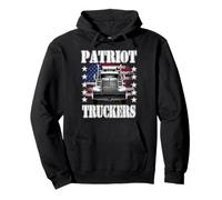 Patriot Truckers | Chauffeur de Semi-remorque | Liberté | Démocratie | Liberté Sweat à Capuche