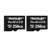 Patriot VX Series 256 Go Micro SDXC V30 A2 UHS-I U3 4K UHD Memory Card 2 Pack - PSF256GVX32MCX2