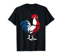 Patriote Patriotisme fierté Simple Français France Coq T-Shirt
