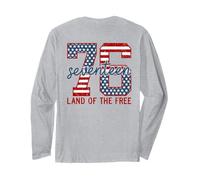 Patriotic 76 Les dix-Sept Pays du Free Backprint Manche Longue