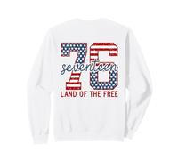 Patriotic 76 Les dix-Sept Pays du Free Backprint Sweatshirt