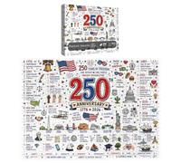 Patriotic America Jigsaw Puzzle - 1000 Pieces Patriotic Games Decoration