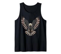 Patriotic American Flag Bald Eagle USA Pride 4th of July Débardeur