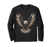 Patriotic American Flag Bald Eagle USA Pride 4th of July Manche Longue