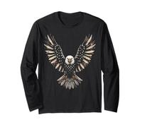 Patriotic American Flag Bald Eagle USA Pride 4th of July Manche Longue