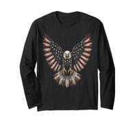 Patriotic American Flag Bald Eagle USA Pride 4th of July Manche Longue
