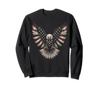 Patriotic American Flag Bald Eagle USA Pride 4th of July Sweatshirt